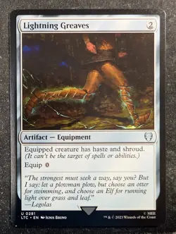 Lightning Greaves - Lord of the Rings: Tales of Middle Earth (MTG) - Image 1