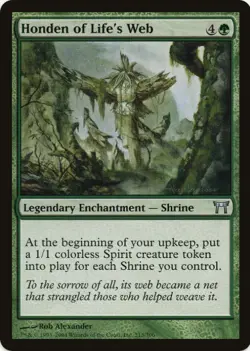 1 x Honden of Life's Web - Champions of Kamigawa - LP - MTG - Image 1