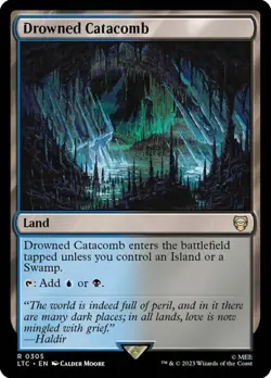 MTG - Drowned Catacomb - Lord of the Rings Commander - Magic the Gathering - Image 1