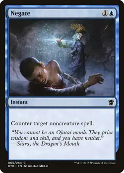 Negate [Dragons of Tarkir] Moderately Played Foil - Image 1