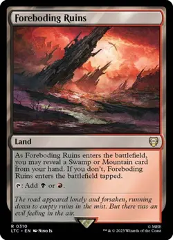 MTG - Foreboding Ruin - Lord of the Rings Commander - Magic the Gathering - Image 1