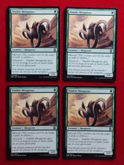 MTG 4x Nimble Mongoose x4 NM Eternal Masters Magic the Gathering Playset - Image 2