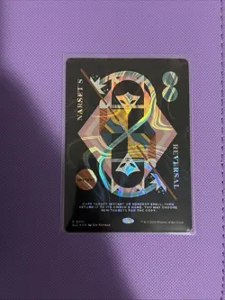 Narset's Reversal Halo Foil Secret Lair Encyclopedia Mtg Magic NM - Image 1