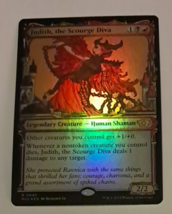 Judith, the Scourge Diva Showcase FOIL NM March Machine MTG Magic the Gathering - Image 1