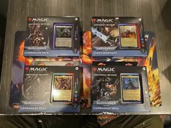 Wizards of the Coast Magic The Gathering Warhammer 40K Commander Deck- 4 Decks 195166173474 - Image 1