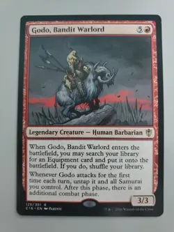 MTG Godo, Bandit Warlord Commander 2016 Regular Rare - Image 1