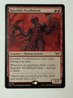 MTG Duskmourn R Razorkin Needlehead #0153 NM - Image 1