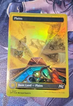 MTG *FOIL 1ST PLACE* Aetherdrift PLAINS #507 NM - Image 1