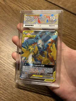 Pokemon TCG Hidden Fates Moltres & Zapdos & Articuno GX 66/68 | Ace 10 - Image 1