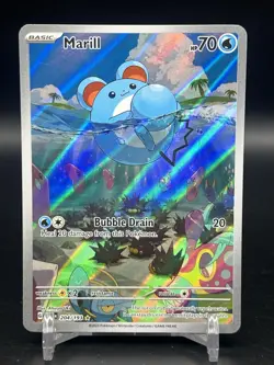 Marill 204/193 Illustration Rare Pokemon SV02 Paldea Evolved English NM - Image 1