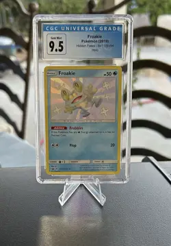 Cgc 9.5 W/subgrades Froakie Hidden Fates - SV11/SV94 Pokemon 2019 - Image 1