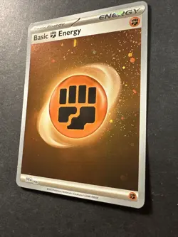 2023 Pokemon 151 Basic Energy Fighting Earth 006 English TCG Holographic Holo - Image 2