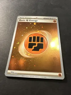 2023 Pokemon 151 Basic Energy Fighting Earth 006 English TCG Holographic Holo - Image 4