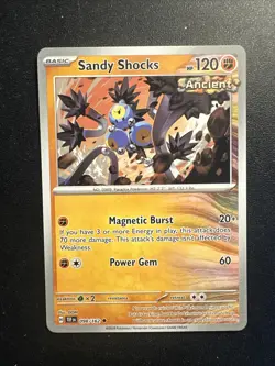 2023 Pokemon Scarlet & Violet Temporal Forces Sandy Shocks 98 /165 Ancient - Image 1