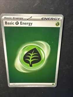 2023 Pokemon 151 Basic Energy Grass 001 English TCG Holographic Holo - Image 5