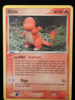 Pokemon TCG - Ditto - (Charmander) 37/113 Delta Species Regular - LP/NM - Image 1