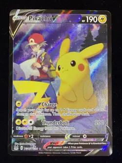 Pikachu V TG16/TG30 Lost Origin Trainer Gallery Pokemon TCG Holo NM - Image 1