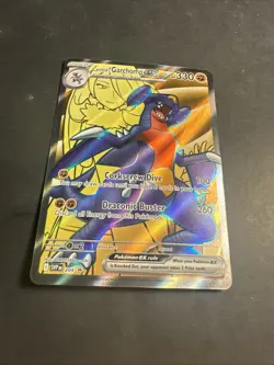 2023 Pokemon Cynthia’s Garchomp ex 204 Black Star Promo SVP Full Art Holo Rate - Image 4
