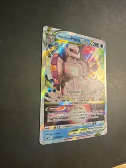 2022 Pokemon SWSH 254 Origin Forme Palkia V Holo Black Star Promo Full Art Rare - Image 2