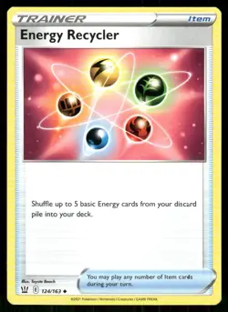 2021 Sword & Shield - Battle Styles Energy Recycler Uncommon #124 - Image 1