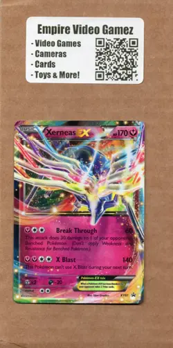 Xerneas EX ~ XY07 ~ Holo Black Star Promo XY Pokemon - LP - Image 1