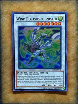Yugioh Wind Pegasus @Ignister IGAS-EN042 Super Rare NM - Image 1