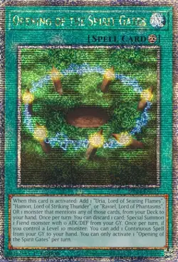 Yugioh! Opening of the Spirit Gates - MP24-EN019 - Quarter Century Secret Rare - - Image 1