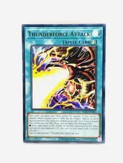 Yu-Gi-Oh! TCG Thunderforce Attack EGS1-EN003 Ultra Rare 1st Edition Near Mint - Image 1