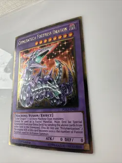 YUGIOH TCG CHIMERATECH FORTRESS DRAGON PGL3-EN057 GOLD 1ST EDITION - Image 3