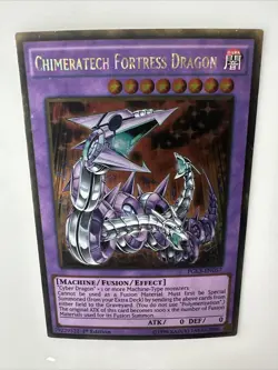 YUGIOH TCG CHIMERATECH FORTRESS DRAGON PGL3-EN057 GOLD 1ST EDITION - Image 5