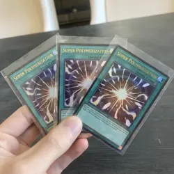 3x Super Polymerization CH01-EN033 Ultra Rare 1st Ed Playset X3 NM Yugioh - Image 1
