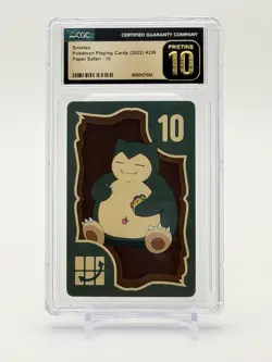 Snorlax Paper Safari Korean Playing Card Game CGC 10 Pristine - Image 1