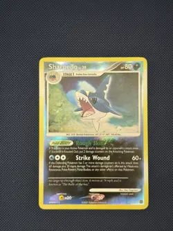 Pokemon Card Sharpedo 37/132 Diamond & Pearl Reverse Holo Rare Card LP Condition - Image 1