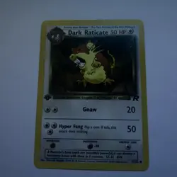 Dark Raticate 51/82 1st Edition Team Rocket Pokemon Card - Image 1