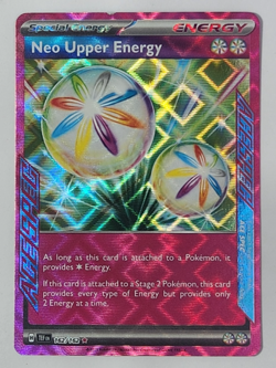Pokemon Card Neo Upper Energy 162/162 SV05: Temporal Forces Holo New NM - Image 1