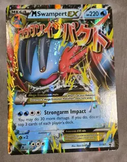 M Swampert EX XY87 XY Promos Holo Jumbo Card - Image 1