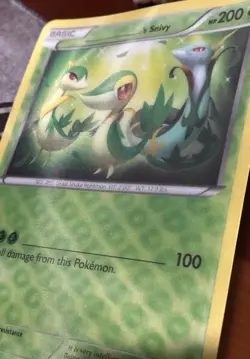 Pokemon TCG: _____'S SNIVY Black Star Promo Jumbo Oversized Card LP/MP Warping - Image 5