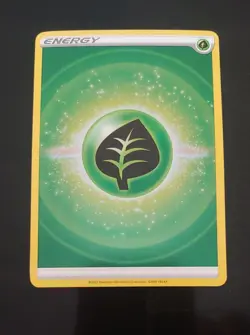 🍃 Pokemon Card Grass Energy Crown Zenith Rare MT Holo Foil Non numbered 👑 - Image 1