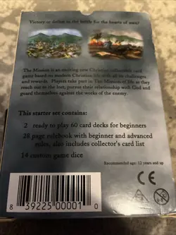 The Mission TCG Starter Deck Set Christian Collectible Card Game No Rule Book - Image 2
