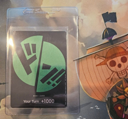 DON!! Card (Green) One Piece Card Game-Don Pack Vol. 2 - Zoro Version ENGLISH LP - Image 1