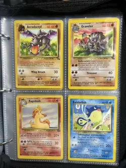 Vintage Pokemon Card Binder Collection Lot of Original Base Set WOTC NM-HP - Image 3