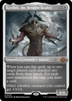 MTG English Kozilek, the Broken Reality (Foil Etched) NM Foil Modern Horizons 3 - Image 1