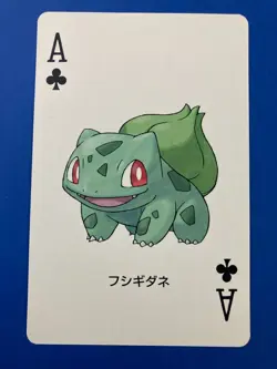 Bulbasaur Pokemon Playing Poker Card Fire Red Charizard Nintendo From Japan - Image 1
