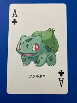 Bulbasaur Pokemon Playing Poker Card Fire Red Charizard Nintendo From Japan - Image 2