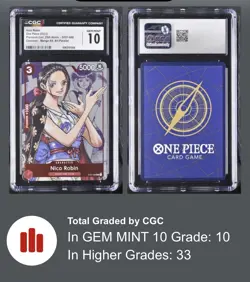 2023 ONE PIECE NICO ROBIN CARD ST01-008 PREMIUM CARD COLLECTION ENGLISH CGC 10 - Image 3
