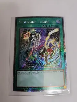 Dimension Fusion Platinum Secret Rare Card RA03-EN163 BONANZA - Image 1
