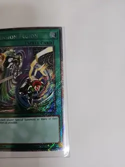 Dimension Fusion Platinum Secret Rare Card RA03-EN163 BONANZA - Image 3