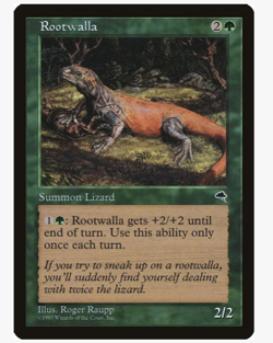 Rootwalla Vintage Magic the Gathering Cards (x4) PLAYSET MtG Tempest - Image 1