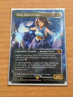 Yuna, Hope of Spira (Borderless) (Chocobo Track Foil) Final Fantasy Foil - Image 1