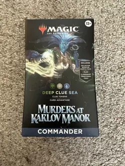 MtG: Murders at Karlov Manor - Commander Deck - Deep Clue Sea - NEW/SEALED - Image 3